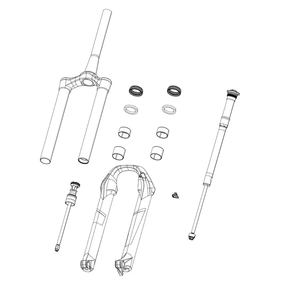 RockShox Lyrik 11.4018.090.076 crown/steerer/uppertube assembly fork