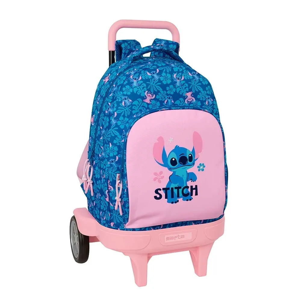 Safta Compact Evolutive Extraible Stitch Lio 33L 33x22x45 cm Wheeled Backpack