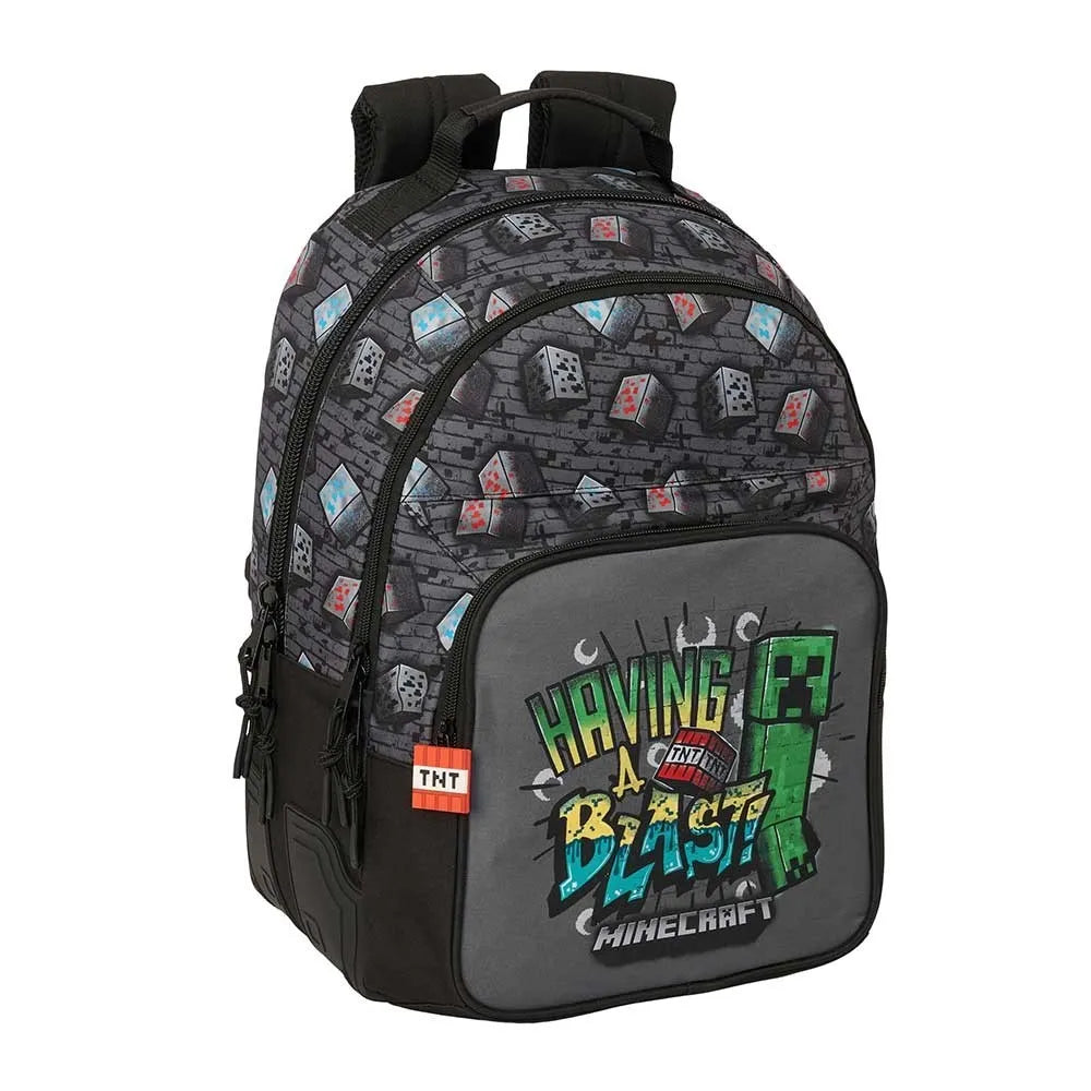 Safta Double Minecraft Graffiti 20L 32x15x42 cm backpack