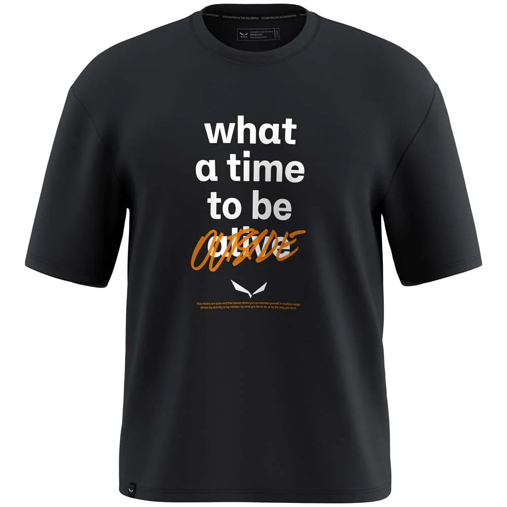 Salewa Eagle Outside Loose short sleeve T-shirt