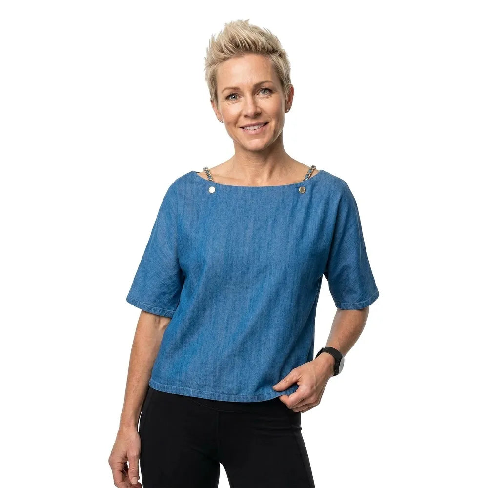 Salsa jeans 21010891 short sleeve blouse