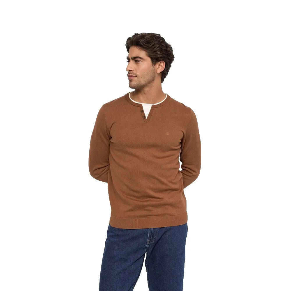 Salsa jeans Henley Regular Fit sweater
