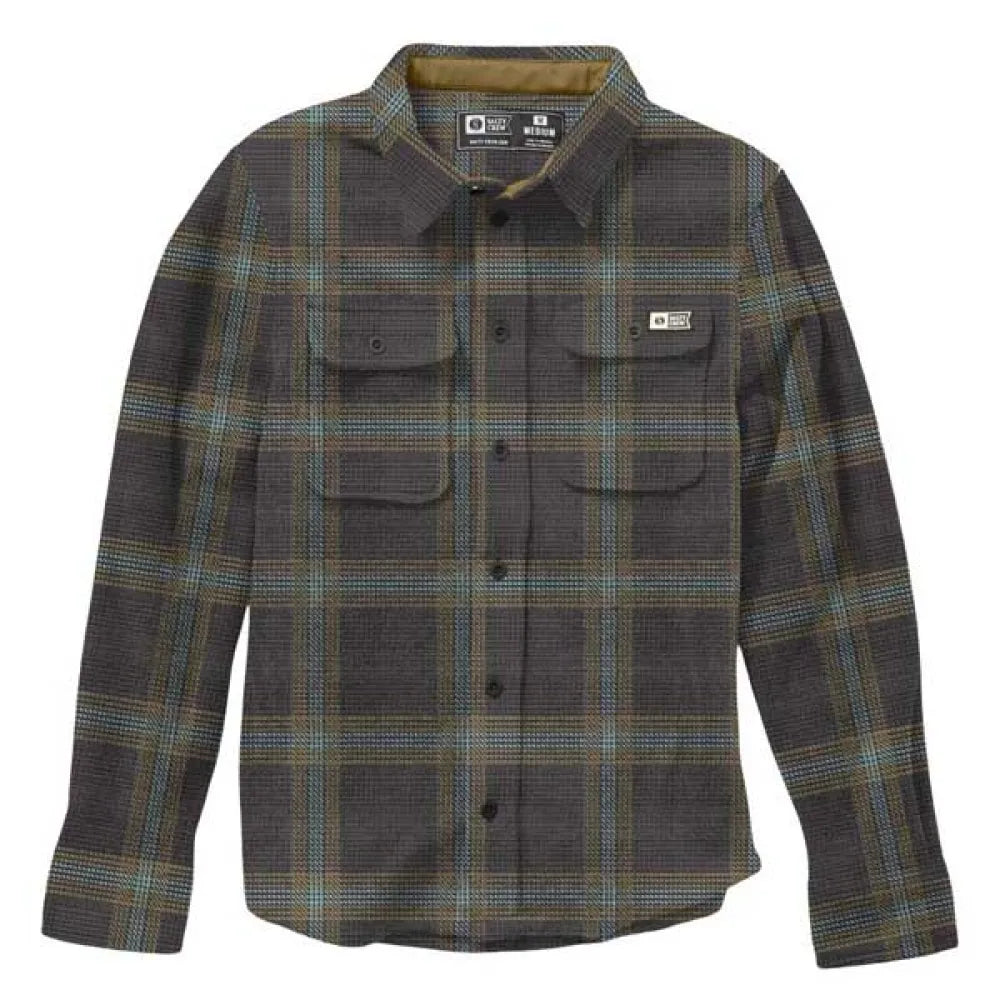 Salty crew Swellter polar flannel long sleeve shirt