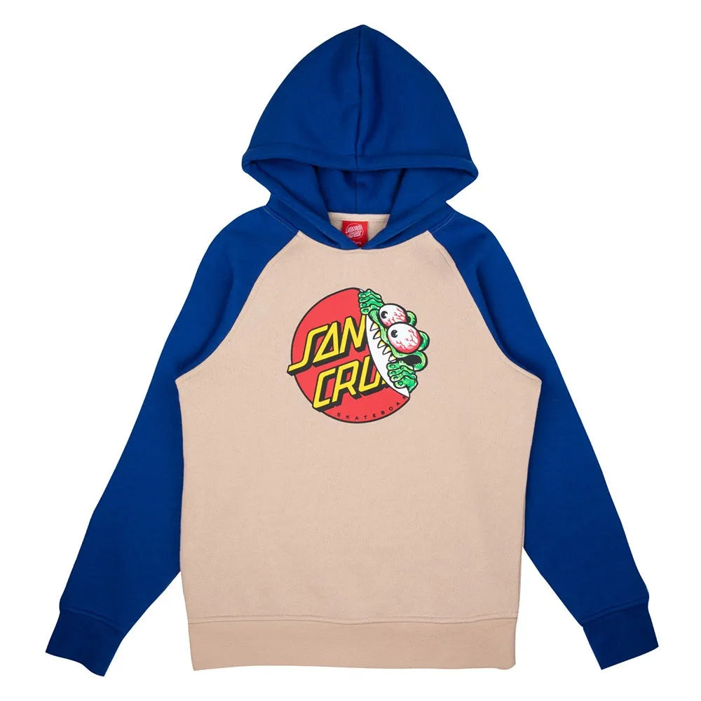Santa cruz Beware dot front hoodie