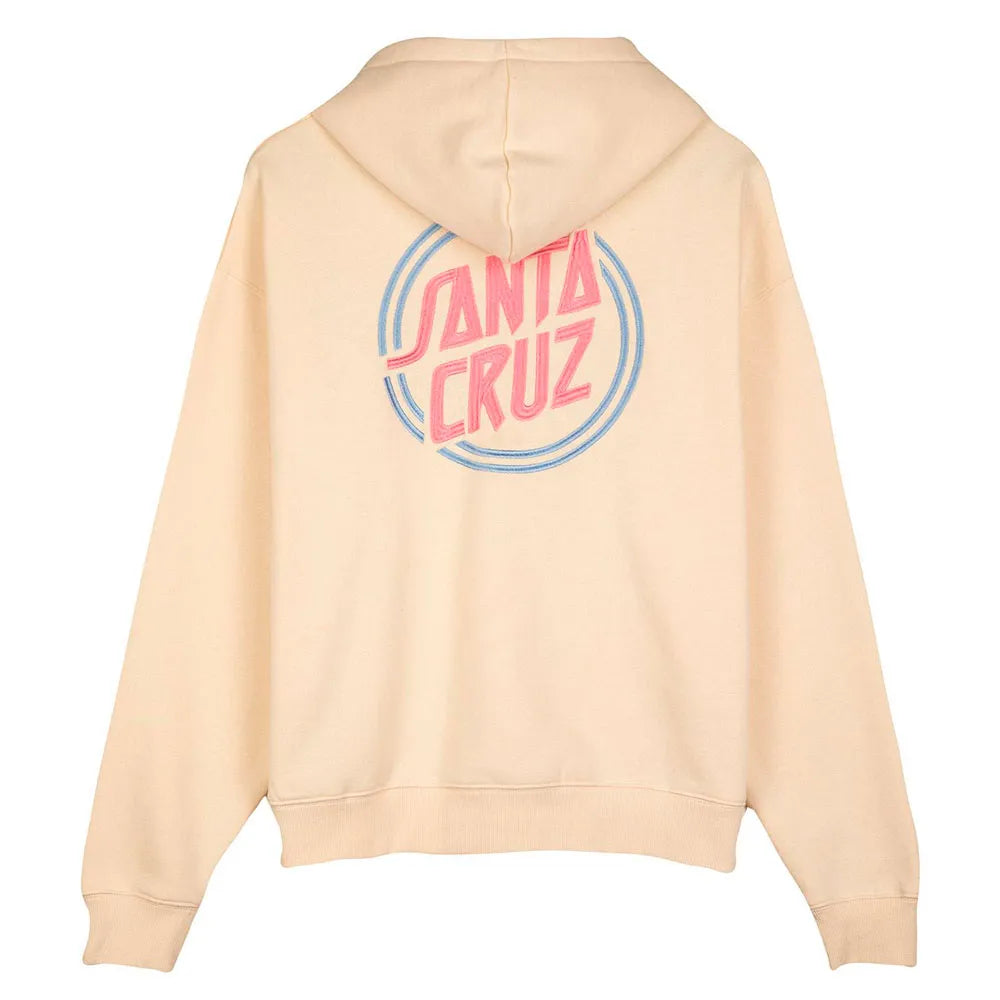 Santa cruz Check alt dot center hoodie