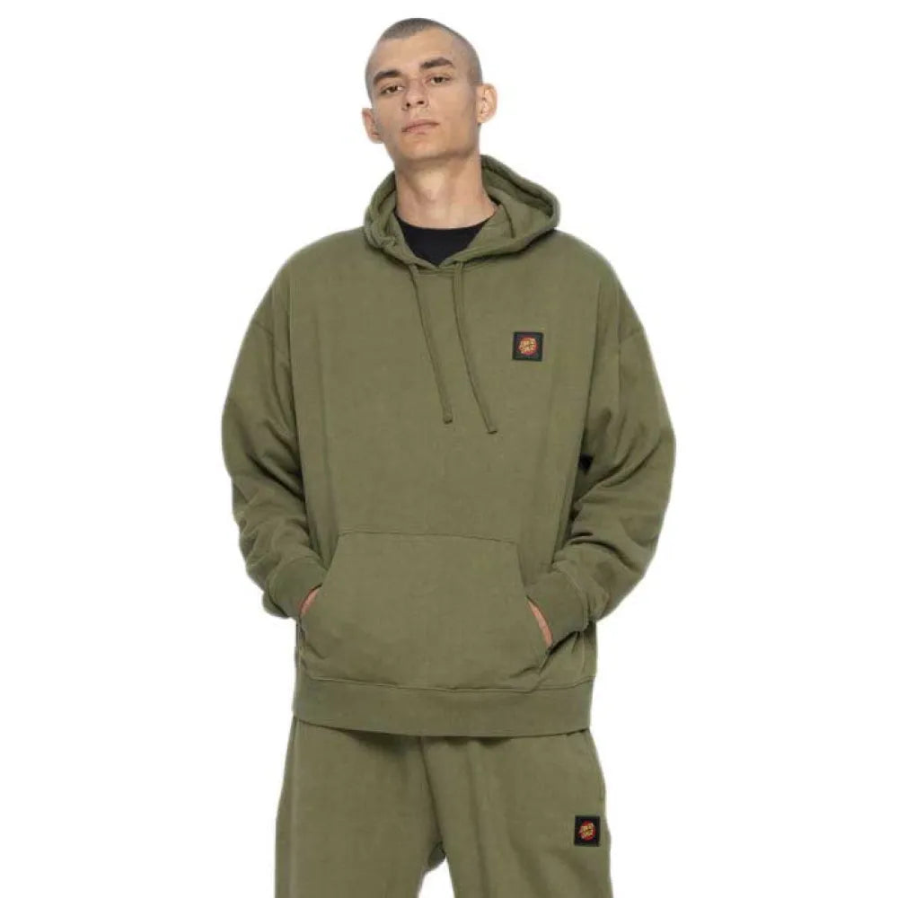 Santa cruz Classic label moss hoodie