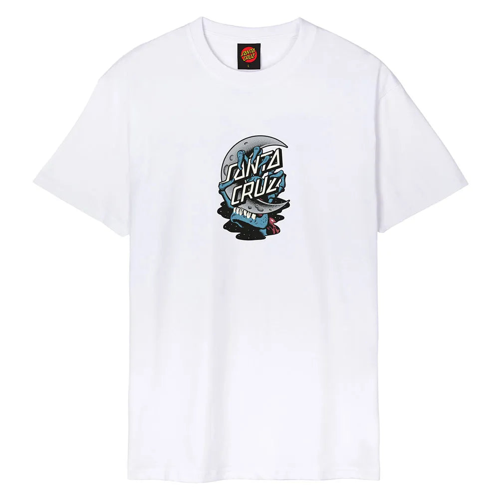 Santa cruz Crescent bone hand short sleeve T-shirt