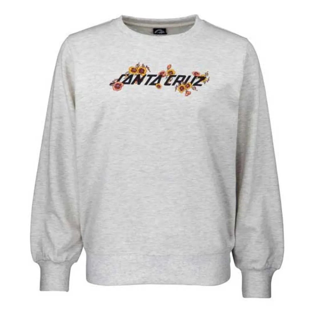 Santa cruz Crew poppy strip sweatshirt