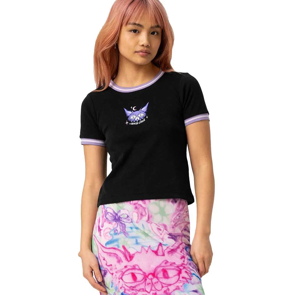 Santa cruz Night critter mini short sleeve T-shirt