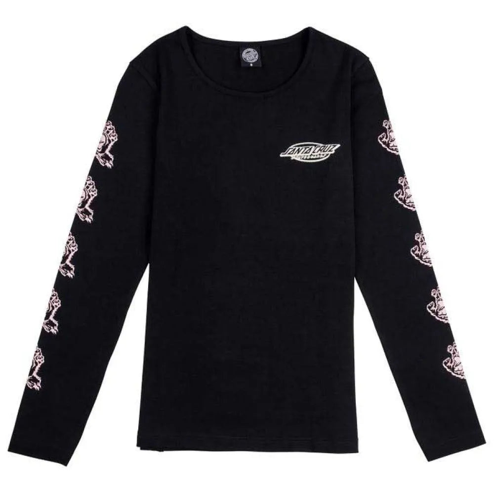 Santa cruz Throwdown hand long sleeve T-shirt