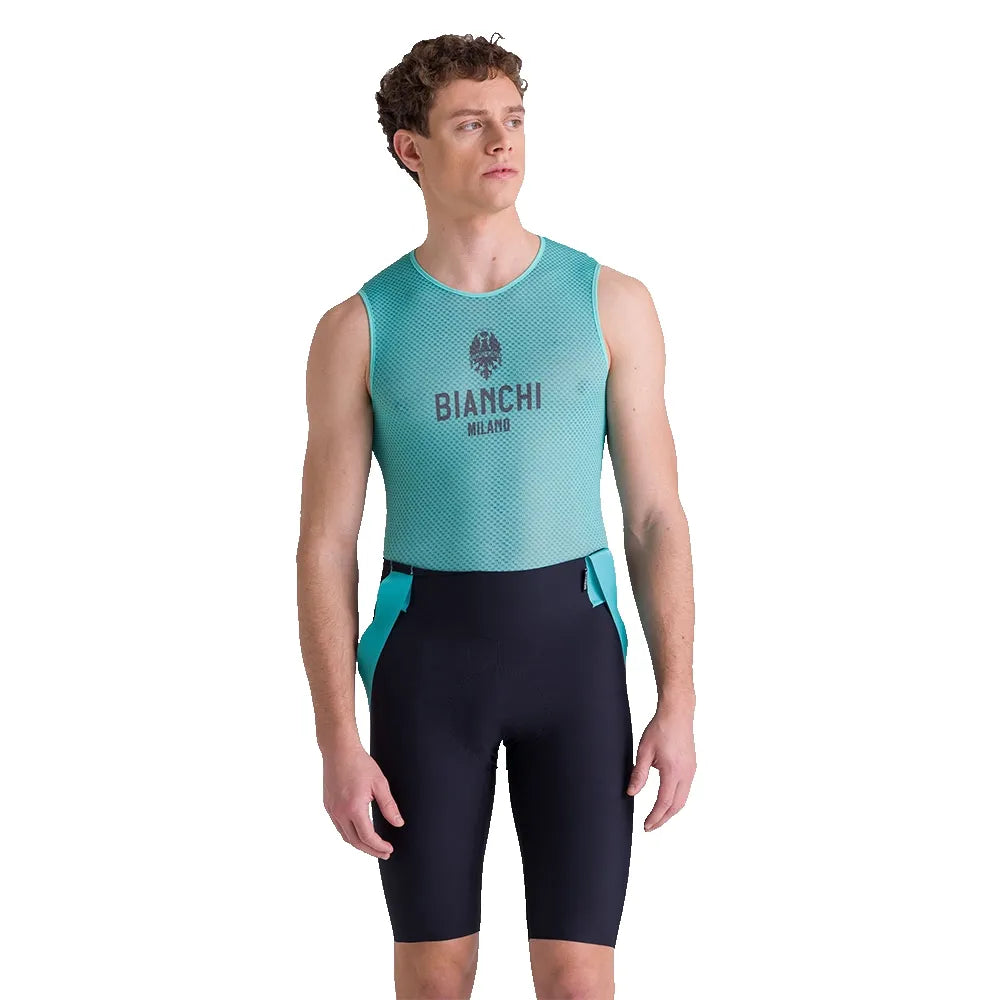 Santini Bianchi Milano Core 2025 sleeveless base layer