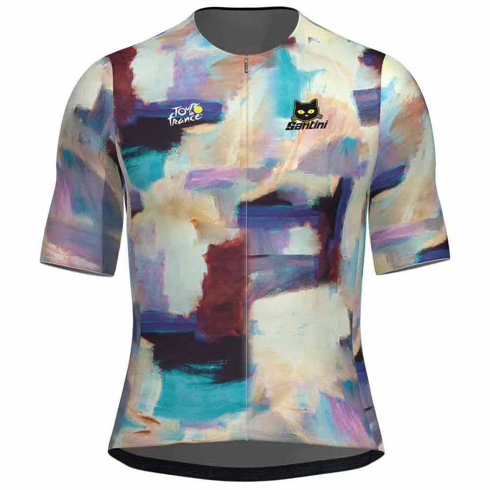 Santini TDF Arrivée Montmartre short sleeve jersey