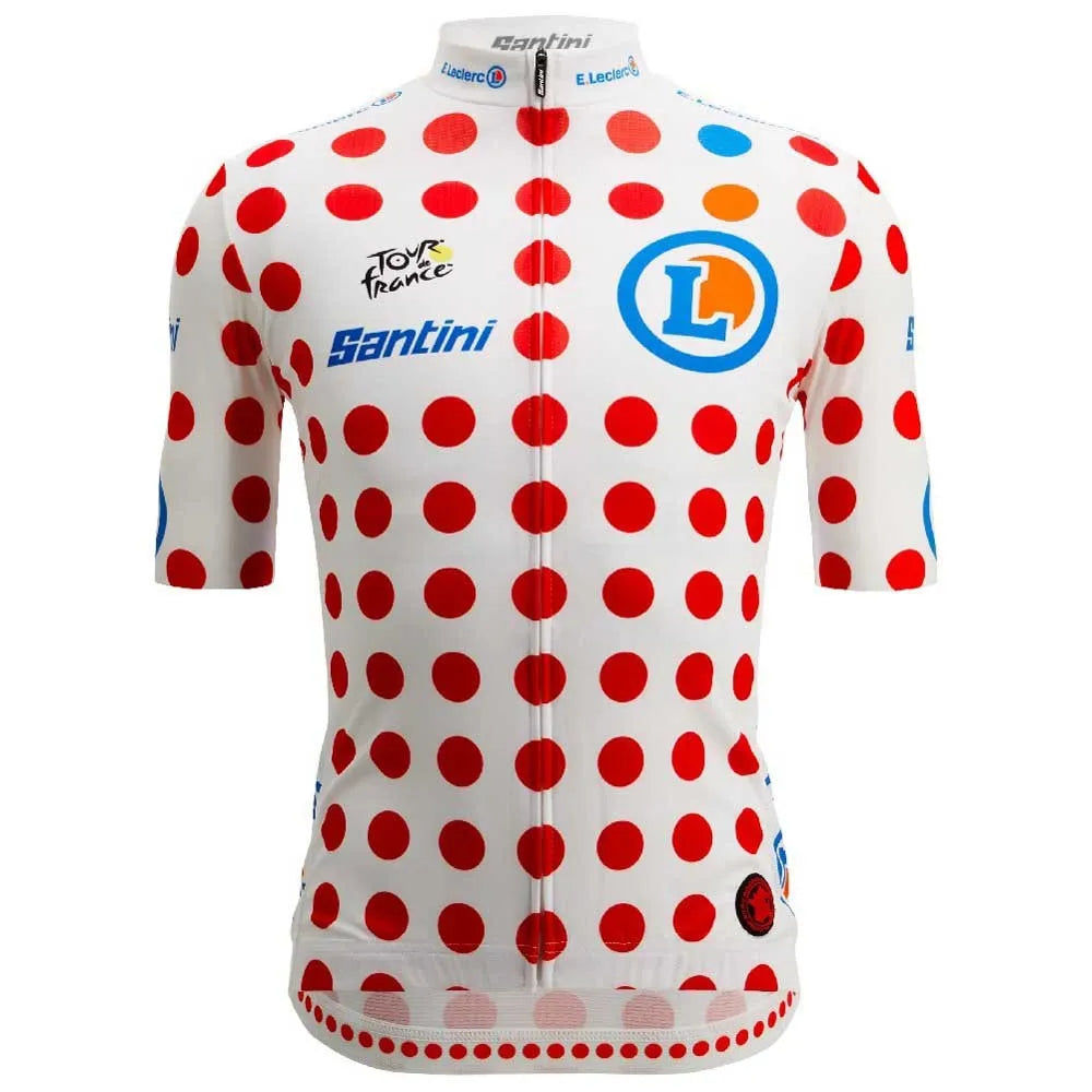 Santini Tour De France Polka Dot 2025 short sleeve jersey