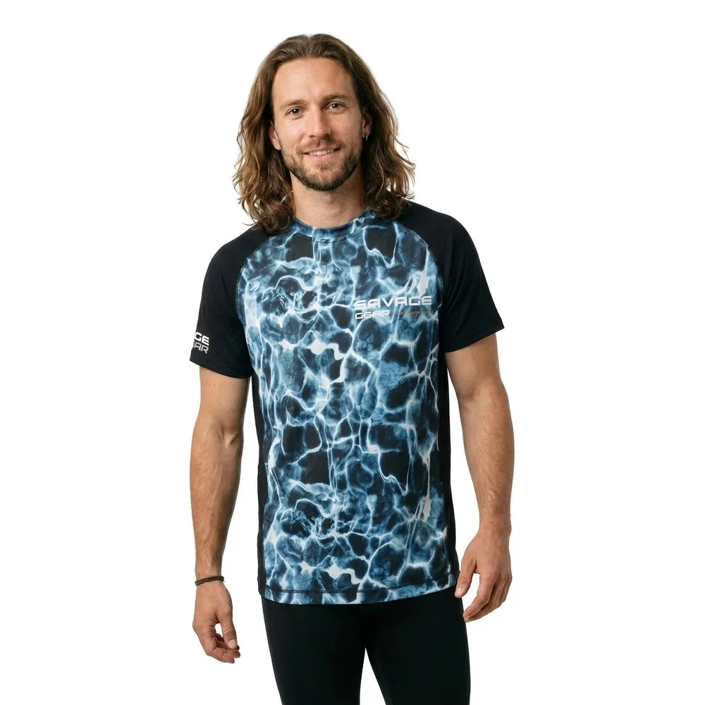 Savage gear Marine UV short sleeve T-shirt