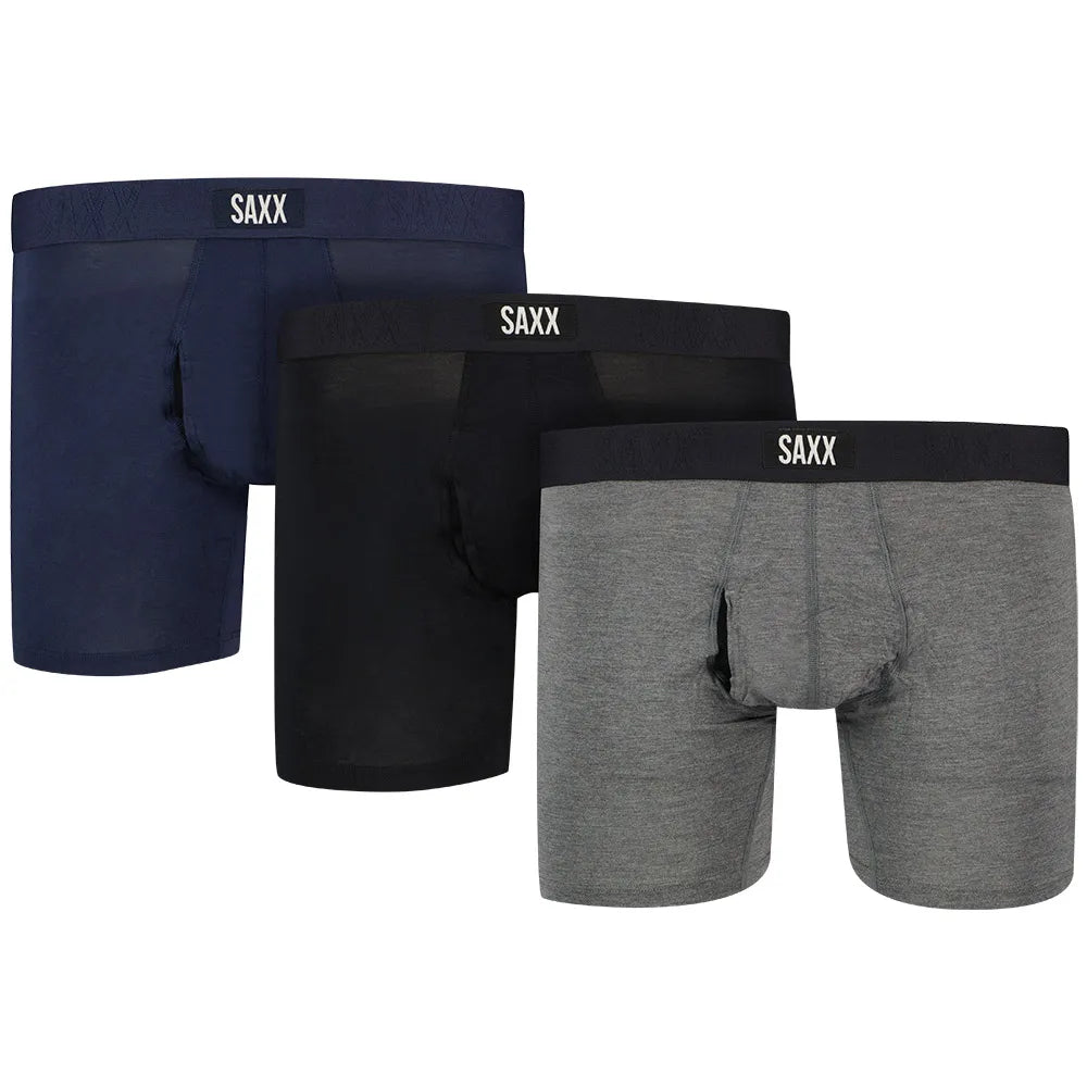 SAXX Underwear Vibe Xtra Brief Fly boxers 3 units