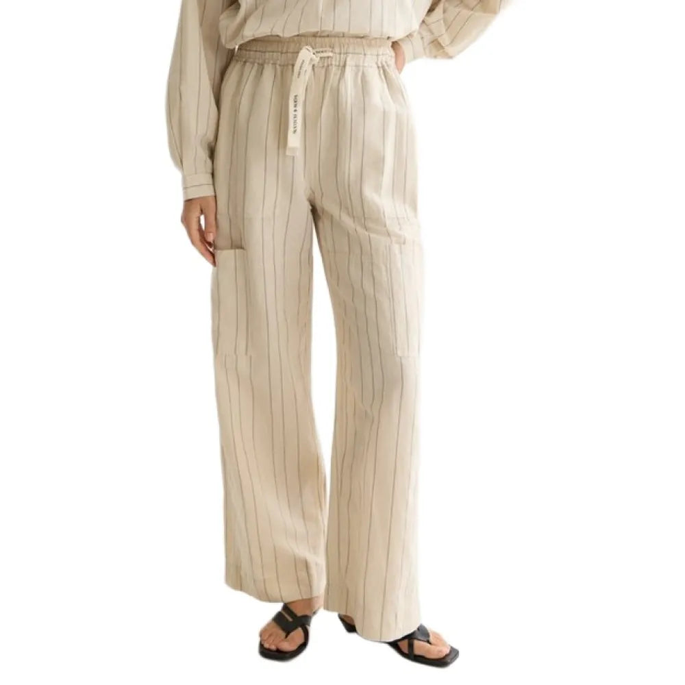 Scotch & soda Noa Linen Wide Leg high waist pants