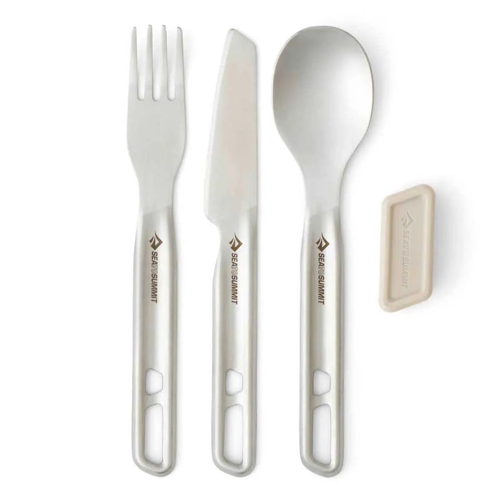 Sea to summit stainless steel Detour cutlery set 3 units