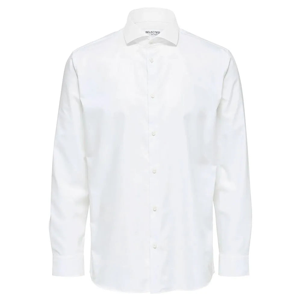 Selected Ethan Cut Away Slim long sleeve shirt