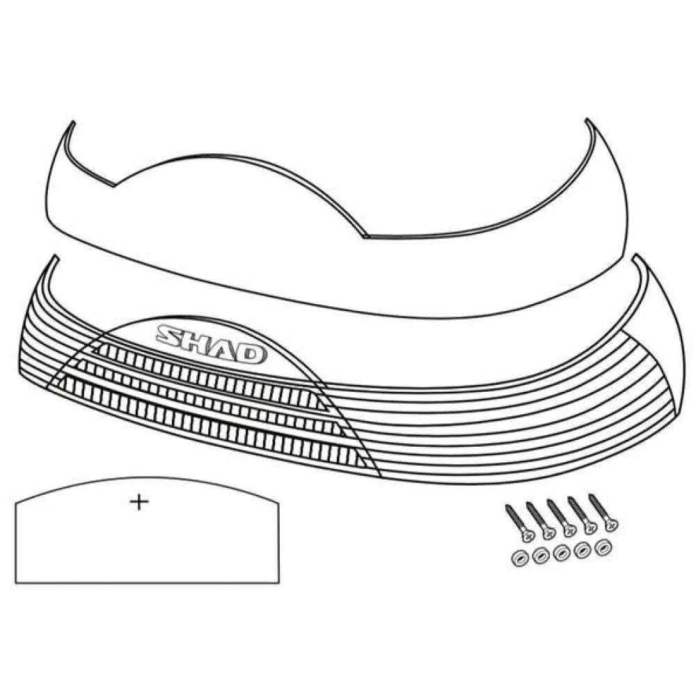Shad SH46 top case reflector