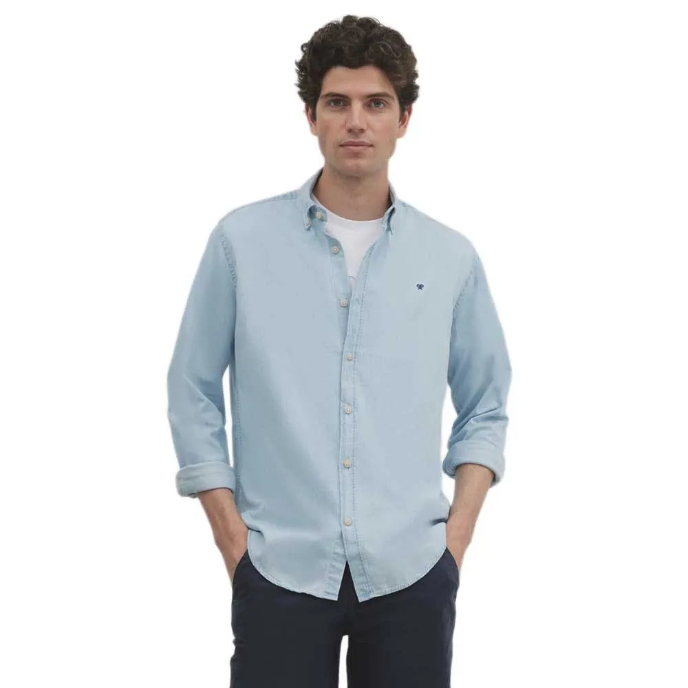 Silbon Sport Denim Regular Fit long sleeve shirt