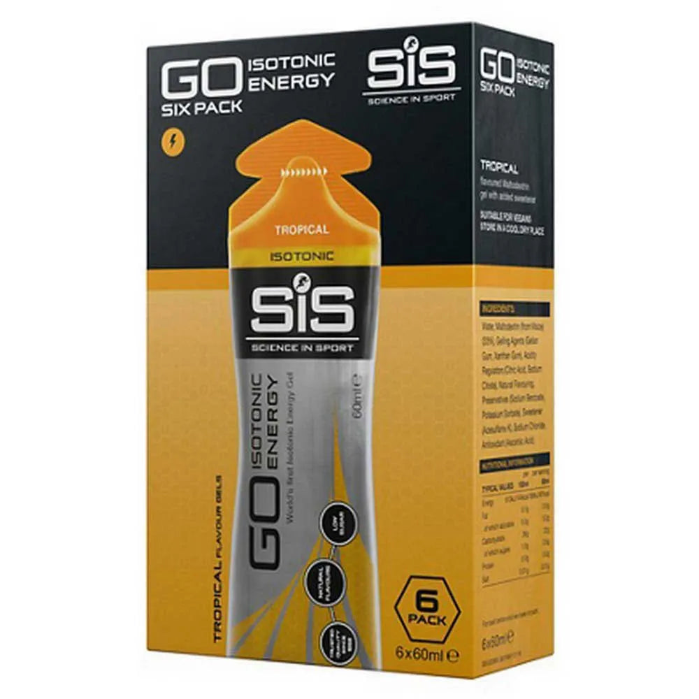 SIS Go energy gels box tropical 60ml 30 units