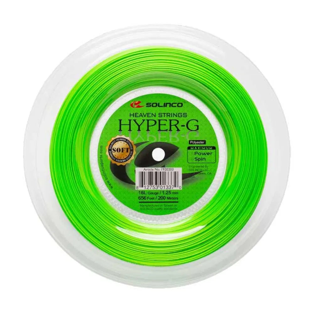Solinco Hyper-g soft 200 m tennis reel string