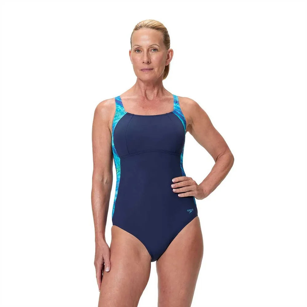 Speedo Print Luna Lustre swimsuit