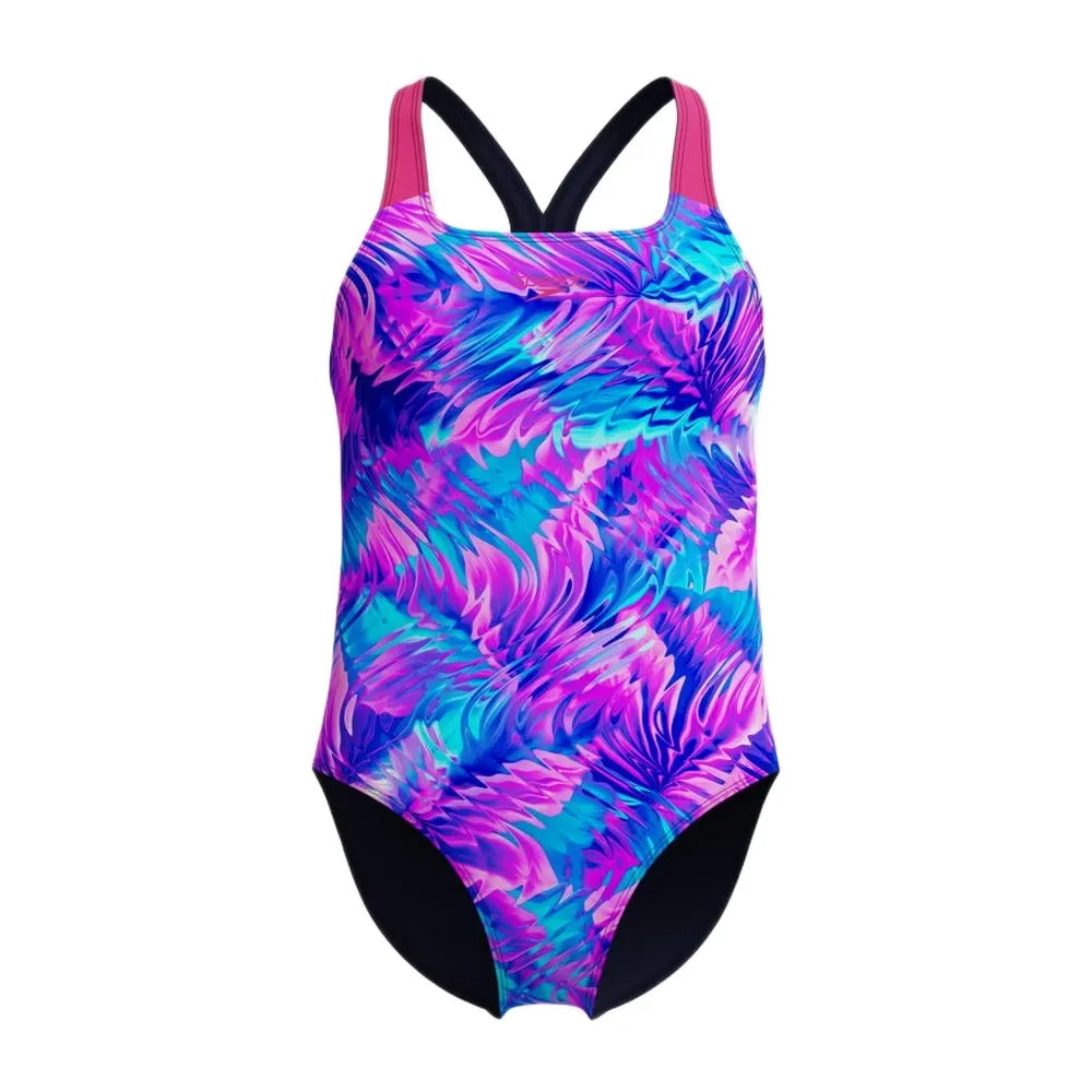 Speedo Print Powerback swimsuit
