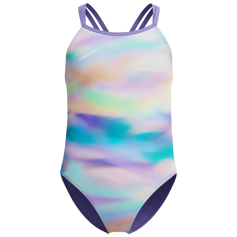 Speedo Printed Twinstrap swimsuit