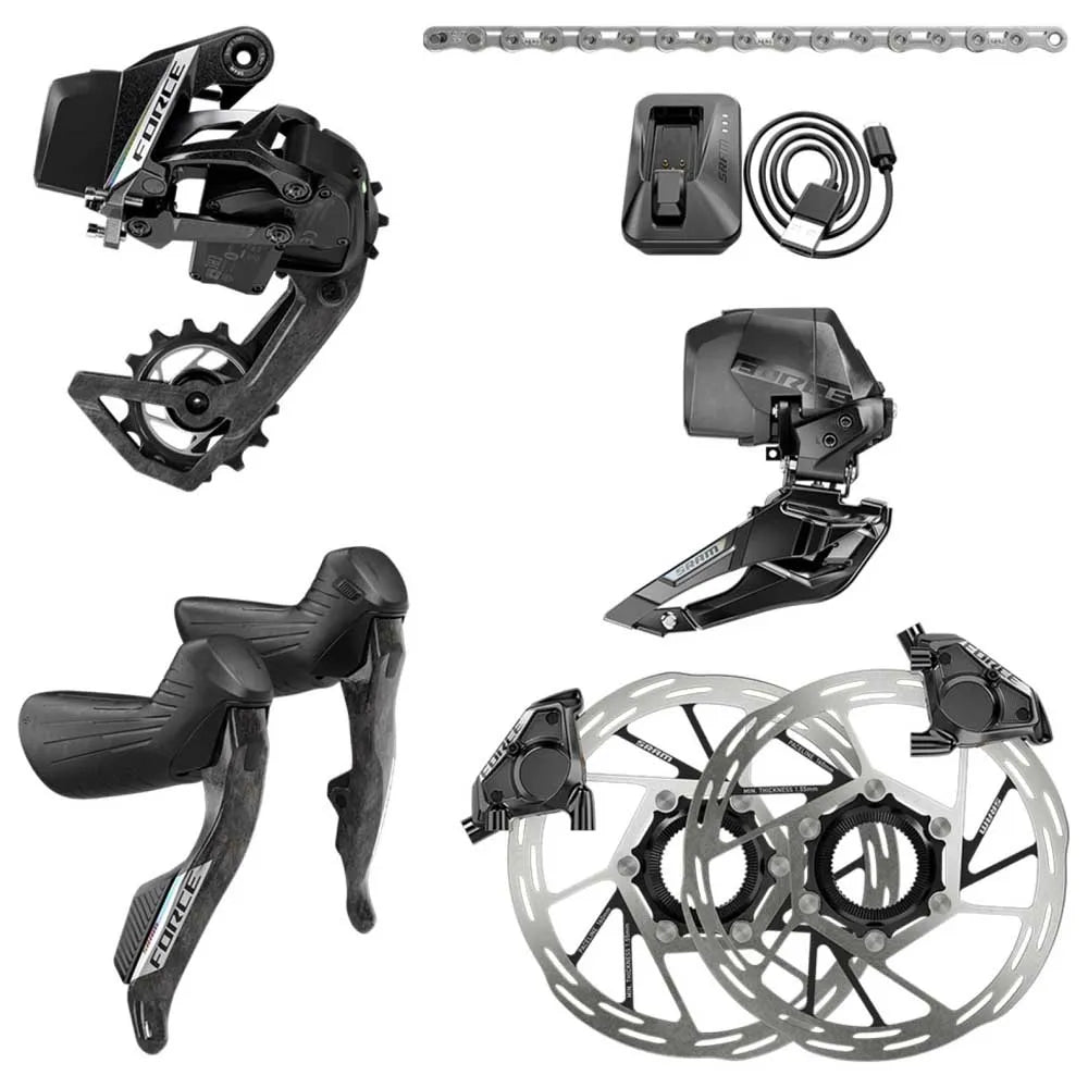 Sram Force AXS 36t 160 mm Disc Flatmount groupset