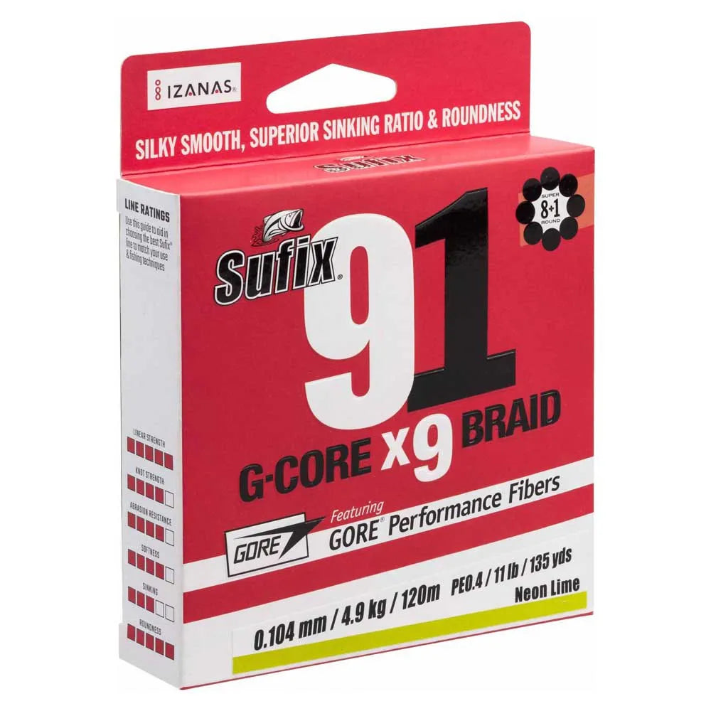 Sufix 91 300 m braided line