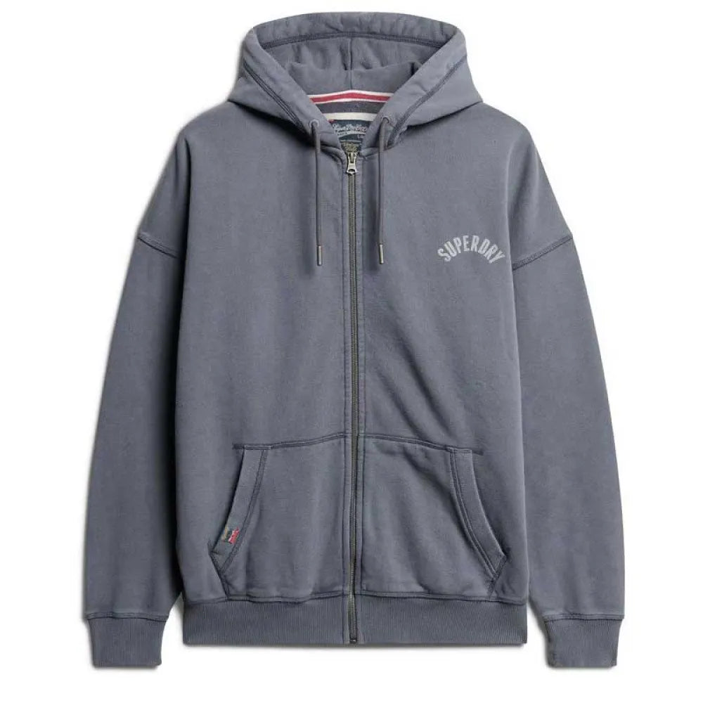 Superdry Athletic Ess Oversized full zip sweatshirt