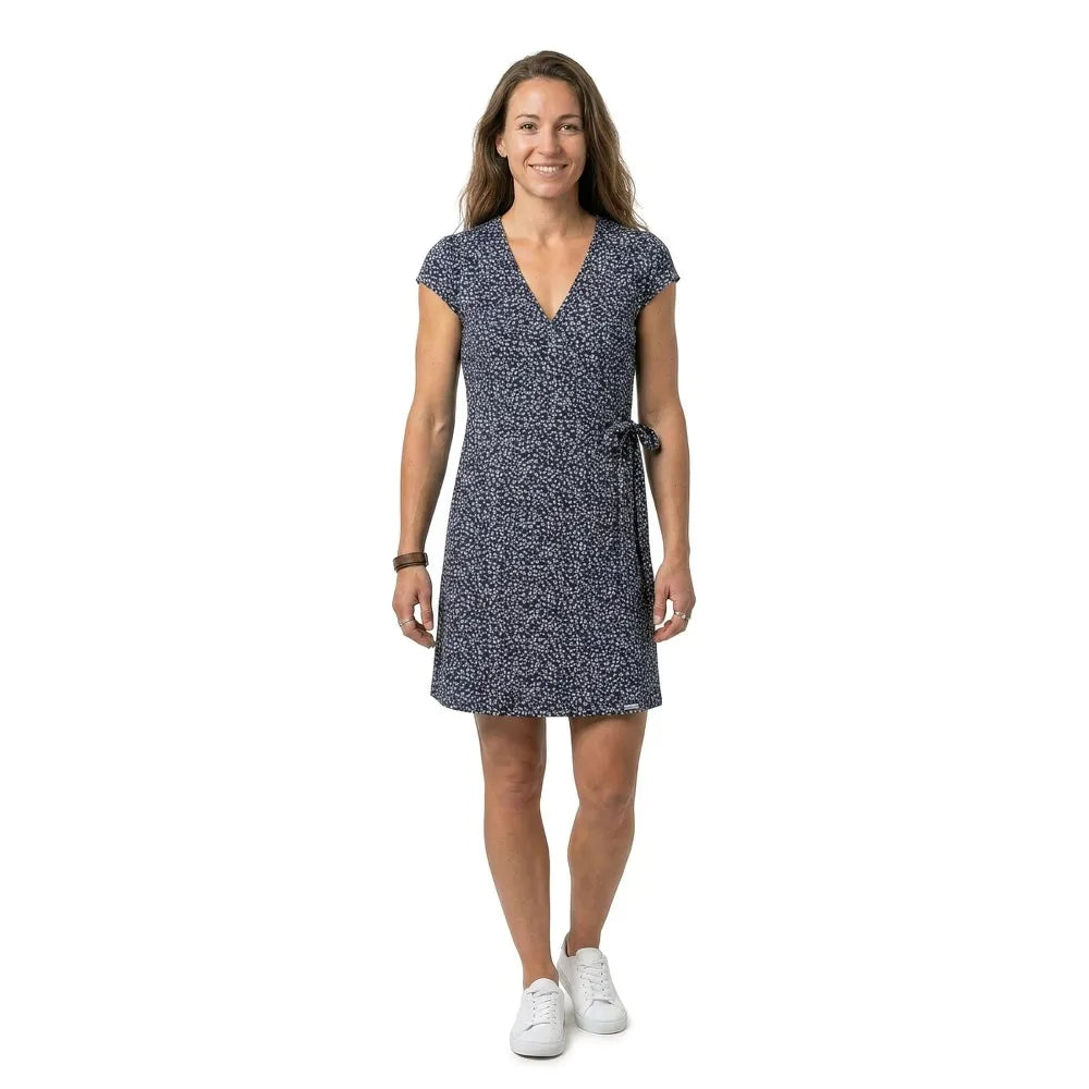 Superdry Athletic Essential Wrap short sleeve dress