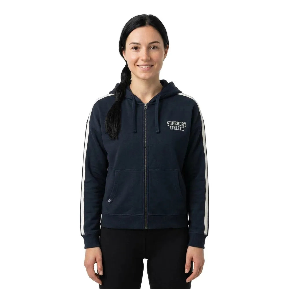 Superdry Athletic Essentials Relaxed Fit full zip sweatshirt