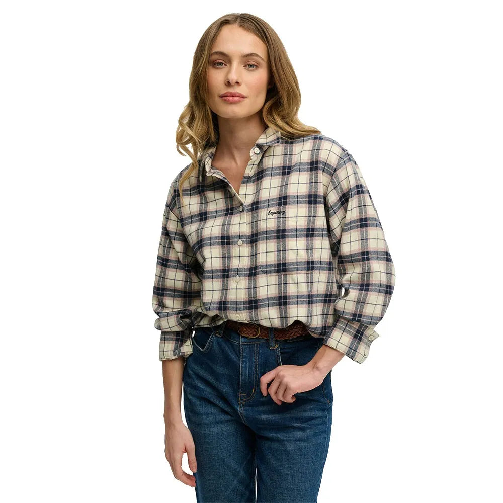 Superdry Check Flannel Relaxed long sleeve shirt