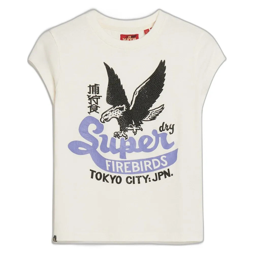 Superdry Embellished Poster Cap short sleeve T-shirt