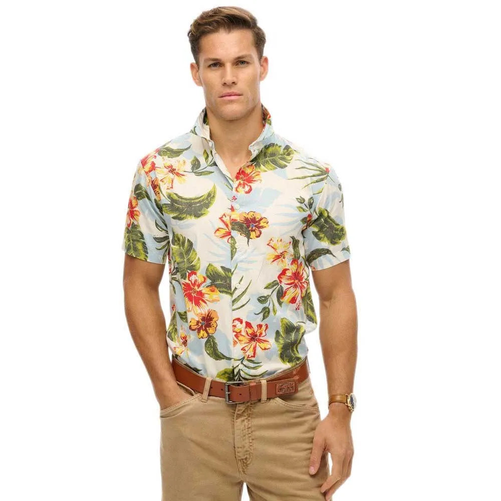 Superdry Hawaiian Print short sleeve shirt