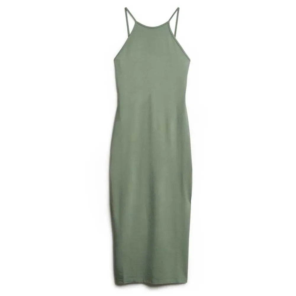 Superdry Lace Back sleeveless midi dress