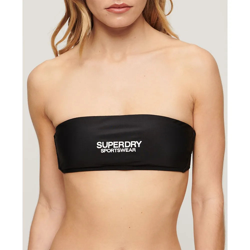 Superdry Logo Bandeau bikini top