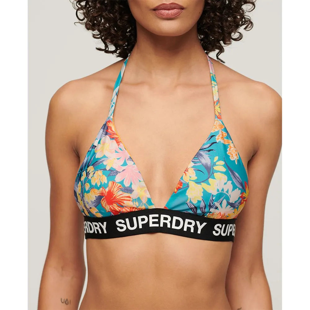 Superdry Logo Triangle bikini top