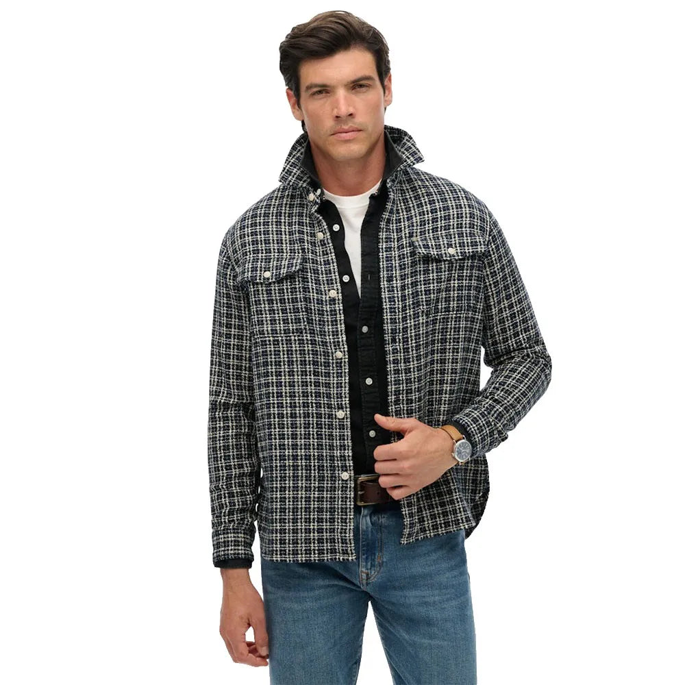 Superdry Merchant Textured Work long sleeve shirt