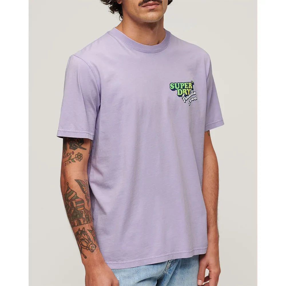 Superdry Neon Travel Chest Loose short sleeve T-shirt