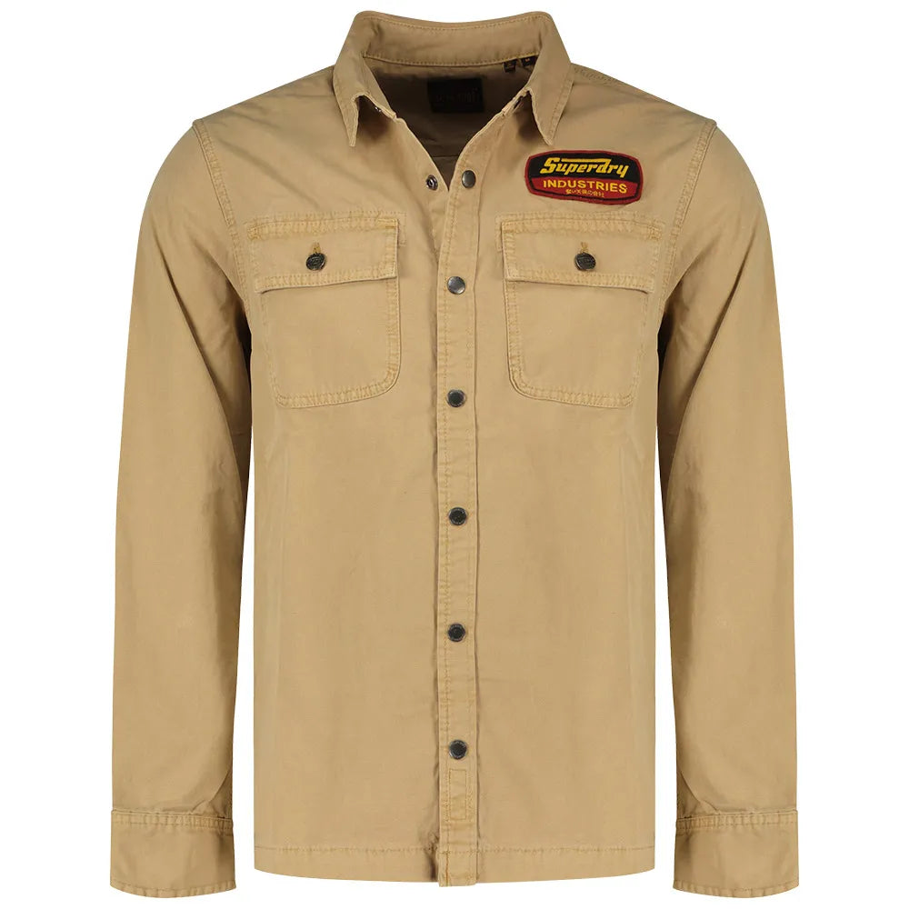 Superdry Patched Canvas overshirt