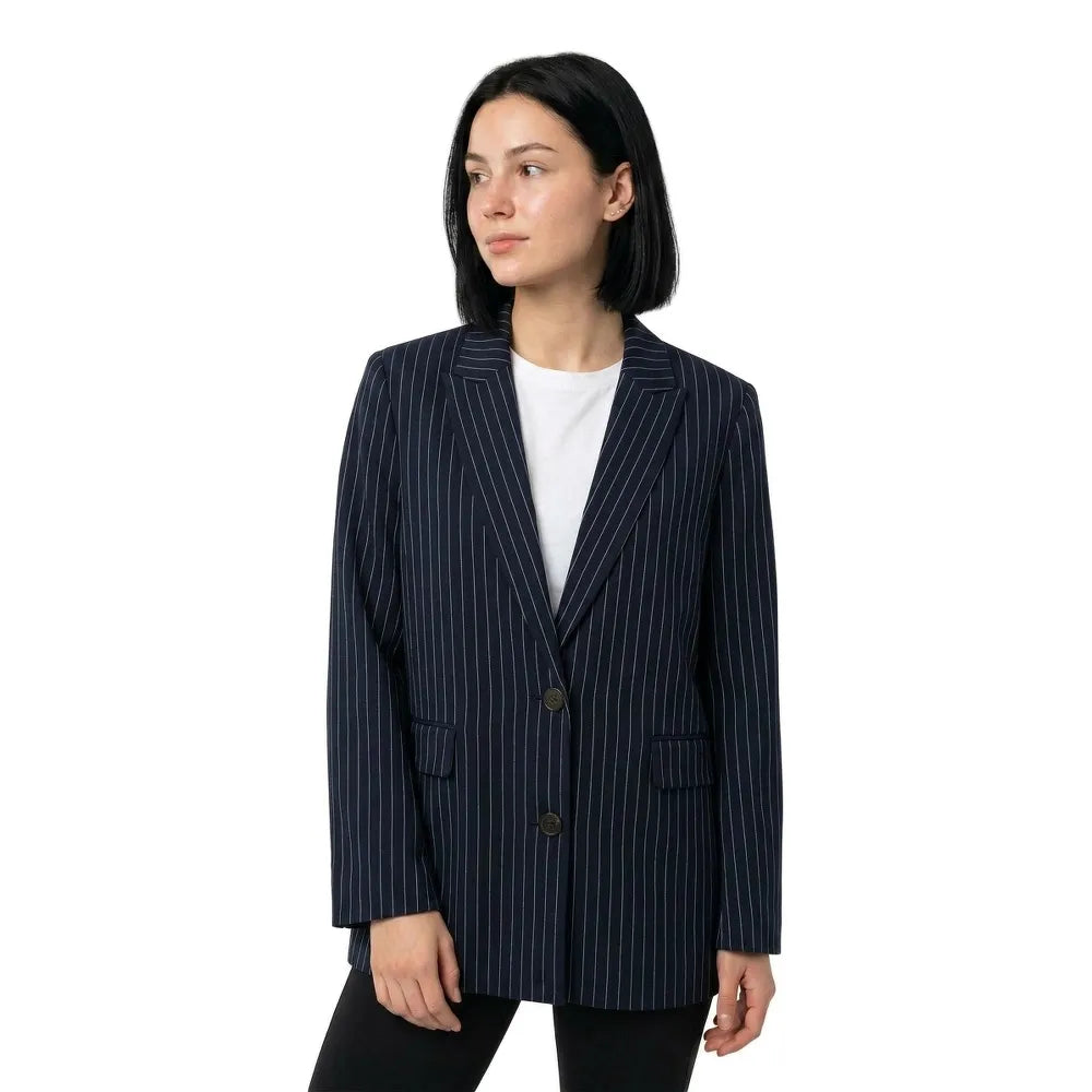 Superdry Pinstripe Boyfriend blazer