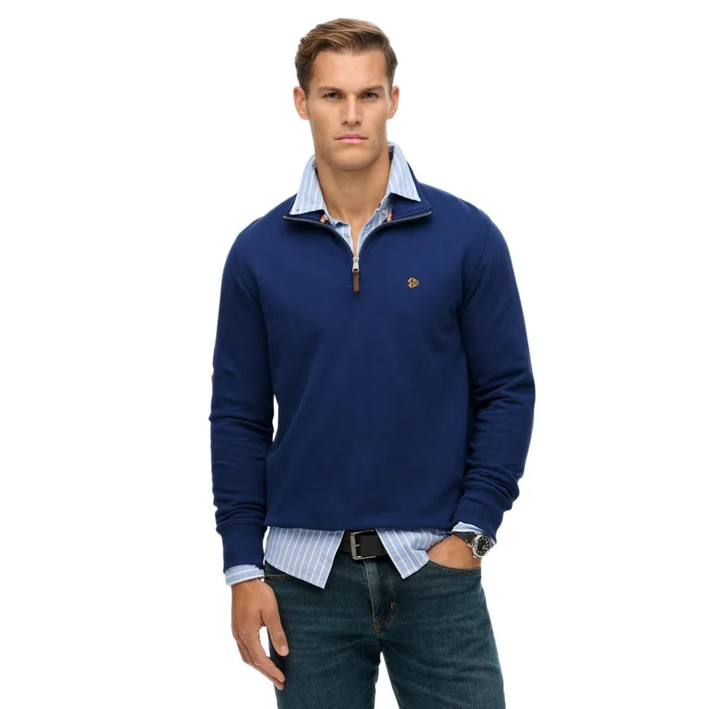 Superdry Preppy half zip sweater