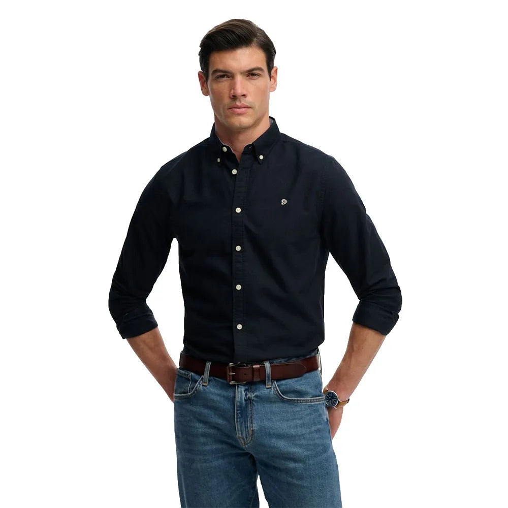 Superdry Preppy Oxford long sleeve shirt