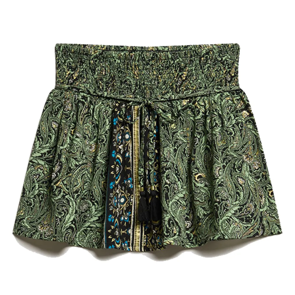 Superdry St Tropez Paisley short skirt