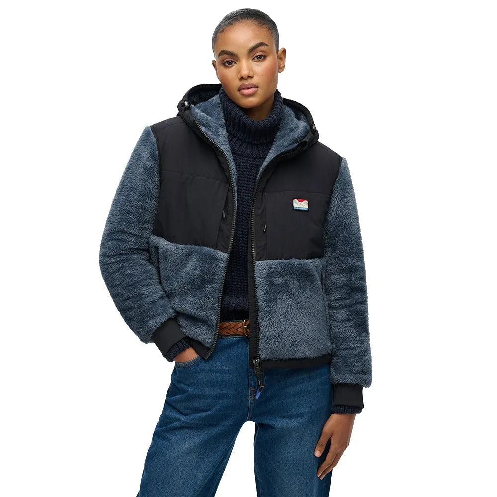 Superdry Super Soft Hybrid full zip sweatshirt