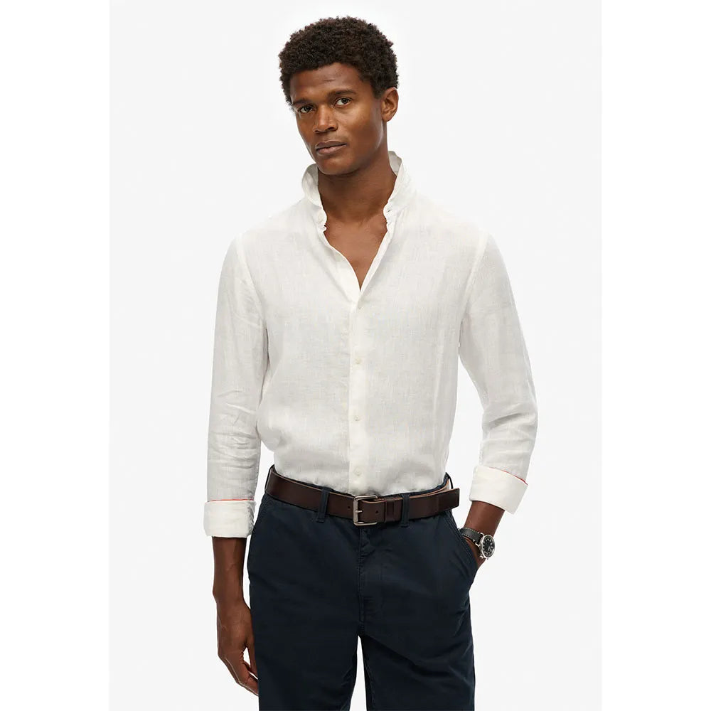 Superdry Vacation Linen long sleeve shirt