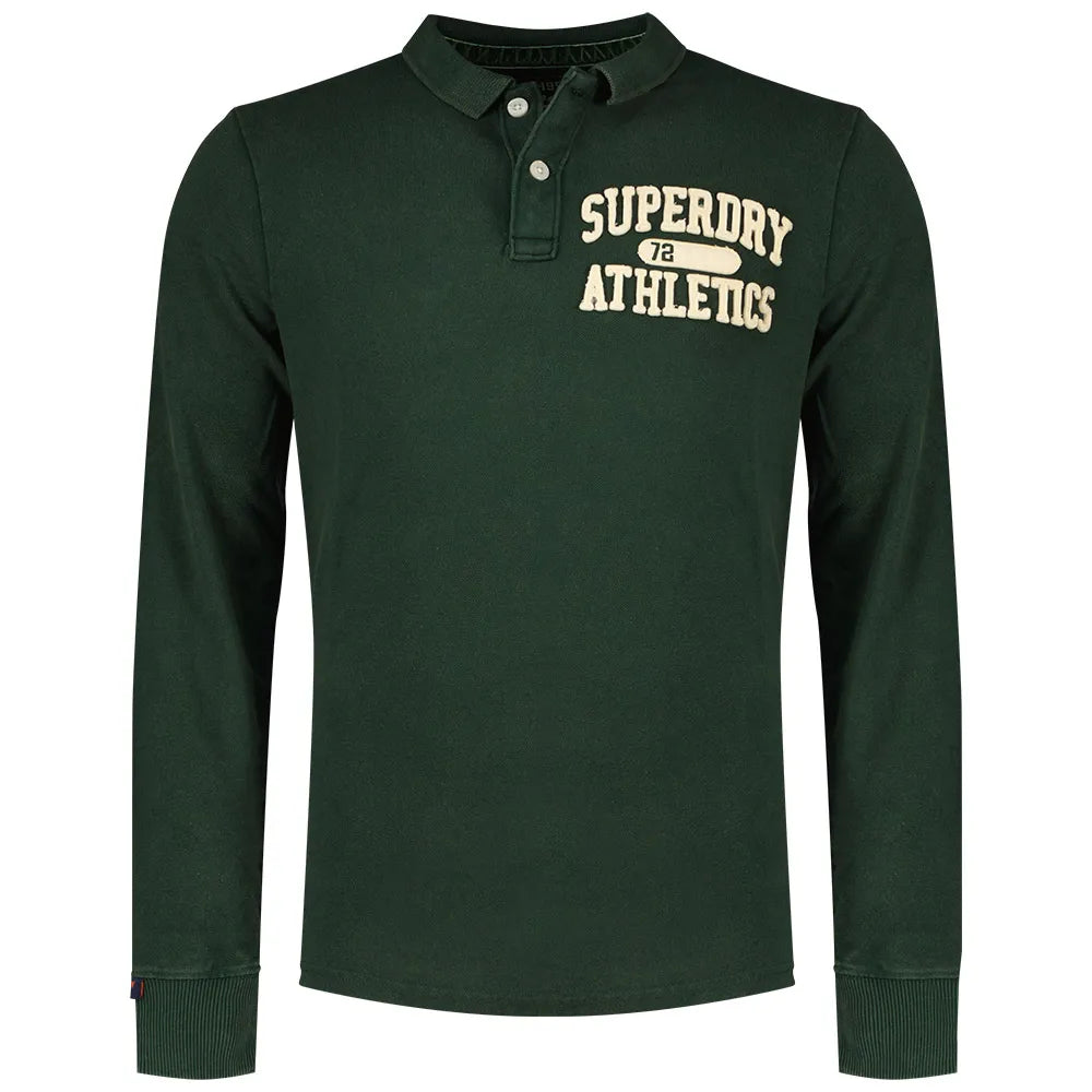 Superdry Vintage Athletic long sleeve polo